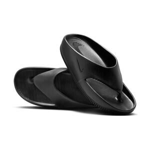 Nike Calm Flip Flop Womens Black Basic Active Slides Size 9 FD4115 001